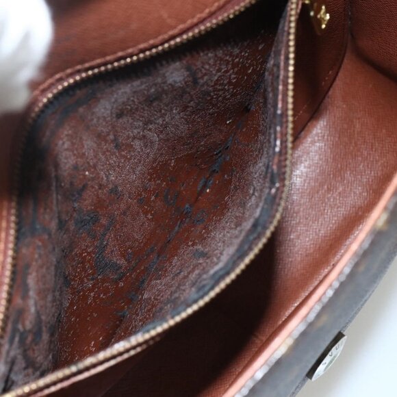 Authentic LOUIS VUITTON Monogram Saint Cloud GM Shoulder Bag M51242 LV - Picture 11 of 16